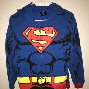 Kids Superman hoodie size xl